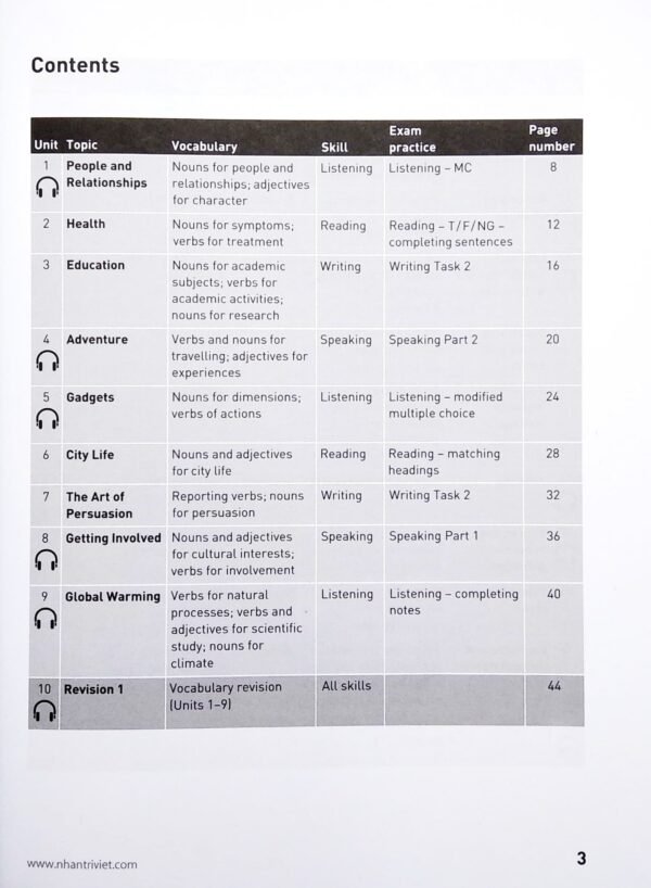 Collins English For Exams - Vocabulary For IELTS - Hình ảnh 2