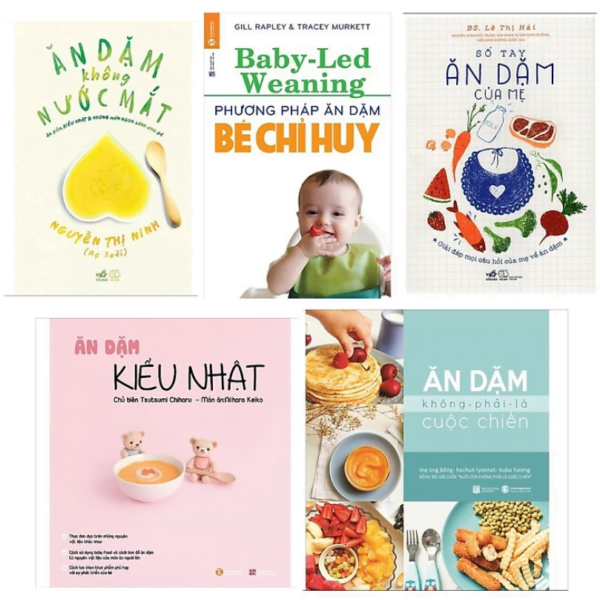 Bộ 5 Cuốn Sách Ăn Dặm Hay Nhất Cho Mẹ Và Bé