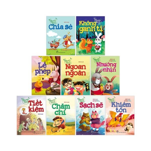 Bộ sách 9 cuốn gieo mầm tính cách cho bé yêu